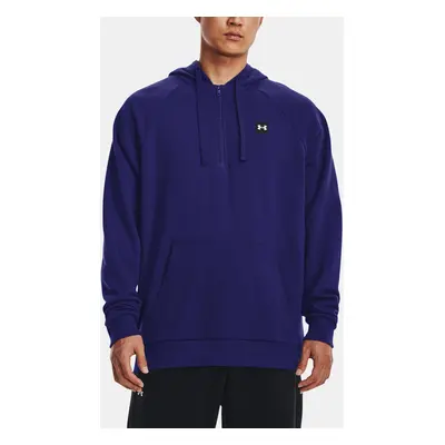 Under Armour Sweatshirt UA Rival Fleece 1/2 Zipper HD-BLU - Mens