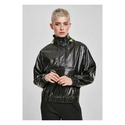 Women's Vanish Crinkle Pull Over Jacket Black