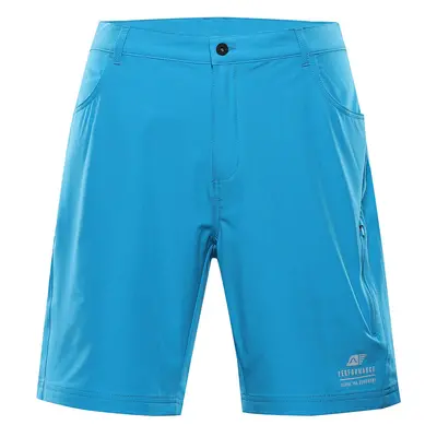 Men's softshell shorts ALPINE PRO COL neon atomic blue