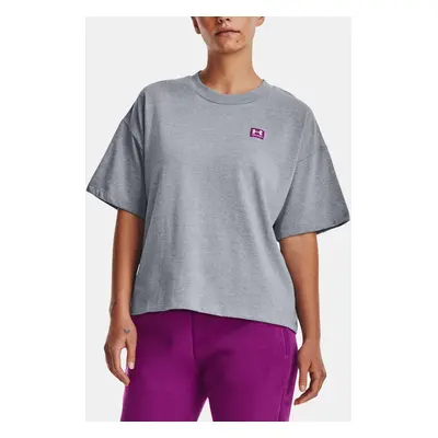 Under Armour T-Shirt UA W LOGO LC OVERSIZED HW SS-GRY - Women