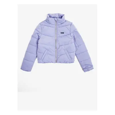 Light purple girls' winter quilted jacket VANS - Girls