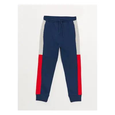 LC Waikiki Color Blocked Boy's Jogger Sweatpants with Elastic Waist