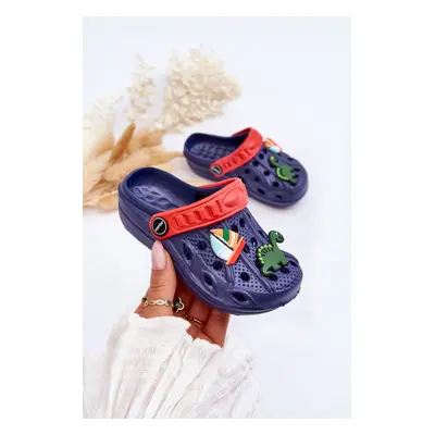 Kids Foam Lightweight Sandals Crocs Navy Blue Sweets