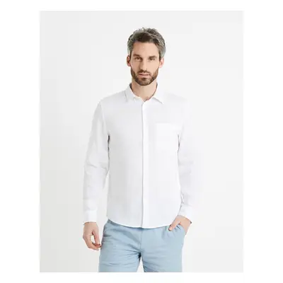 Celio Daflix Linen Shirt - Men