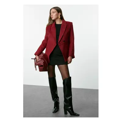 Trendyol Burgundy Blazer Jacket