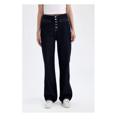 DEFACTO 90's Wide Leg High Waist Long Jeans