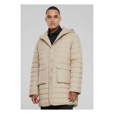 Men's parka with Polar Fleece lining beige