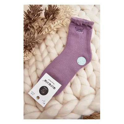 Women's Thick Socks Purple