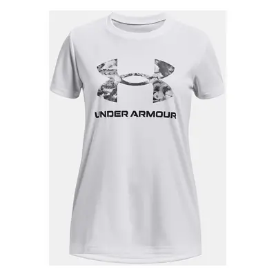 Under Armour T-Shirt UA Tech Print BL SSC-WHT - Girls