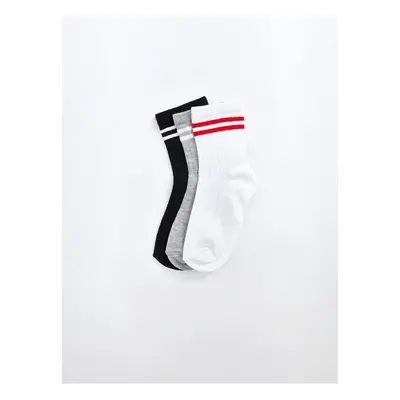 LC Waikiki Lcw Striped Baby Boy Socks 3-Pack