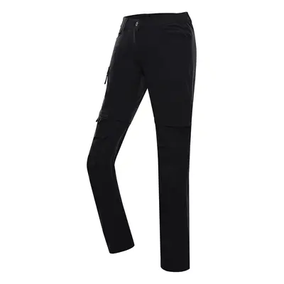 Women's outdoor pants with detachable legs ALPINE PRO NESCA black