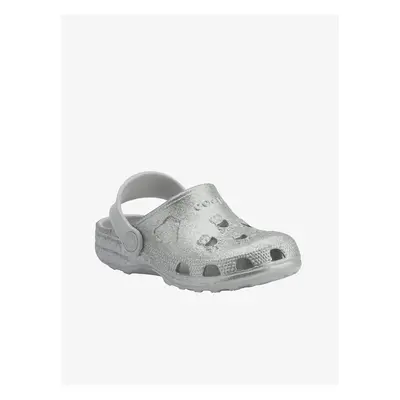 Gray Girls' Slippers Coqui Little Frog - Girls