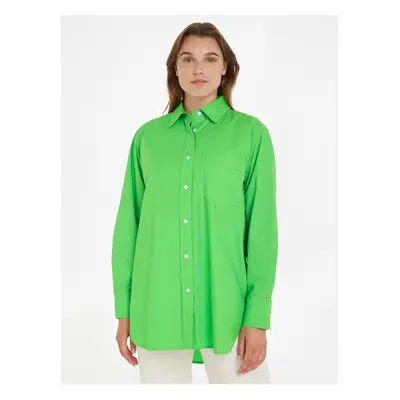 Light Green Ladies Shirt Tommy Hilfiger - Women