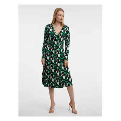 Orsay Green Ladies Patterned Dress - Women