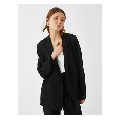 Koton Oversize Double Breasted Blazer Jacket