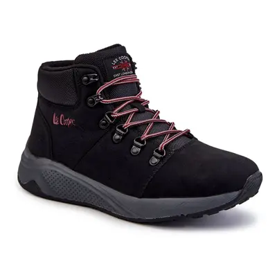 Men's warm trekking shoes Lee Cooper LCJ-22-31-1451 Black