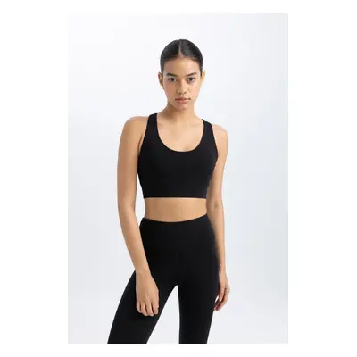 DeFactoFit Crew Neck Sports Bra