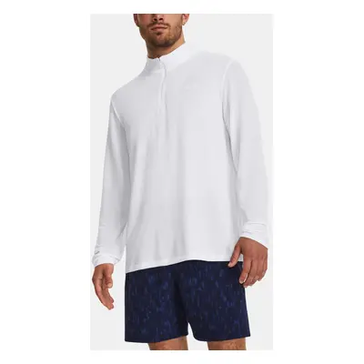 Under Armour T-shirt UA SEAMLESS STRIDE 1/4 ZIP-WHT - Men