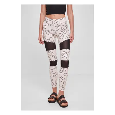 Women's Tech Mesh LEGGINGS AOP Soft Seagrass