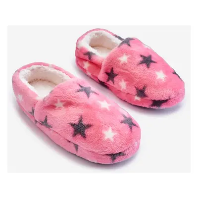 Children's insulated slippers in Stars Pink Meyra