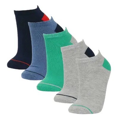 DEFACTO Size 5-Pack Cotton Ankle Socks