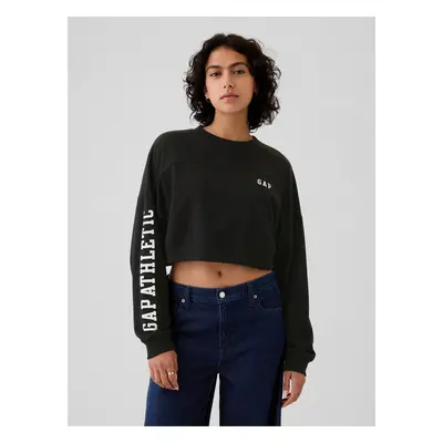 GAP Crop sweatshirt with logo - Women's