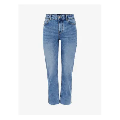 Blue straight fit jeans Pieces Rico - Women