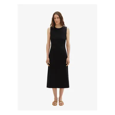 Black Ladies Midi-Dresses Tom Tailor - Women