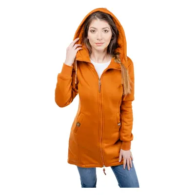 Women's Extended Sweatshirt GLANO - orange