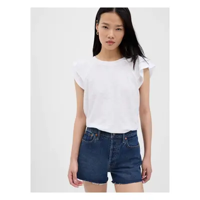 GAP T-shirt with ruffle sleeves - Women