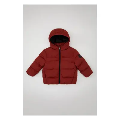 DEFACTO Baby Boy Water Repellent Fabric Hooded Puffer Jacket