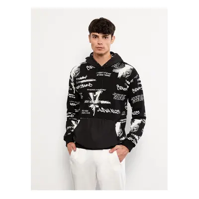 LC Waikiki Long Sleeve Printed Men's Hoodie