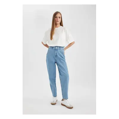 DEFACTO Paperbag High Waist Ankle Length Jeans