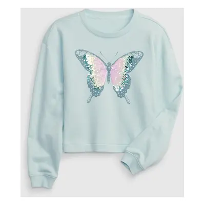 GAP Kids Sweatshirt with Sequins - Girls