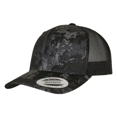 YP Classics® Veil Camo™ Retro Trucker Cap Poseidon Black