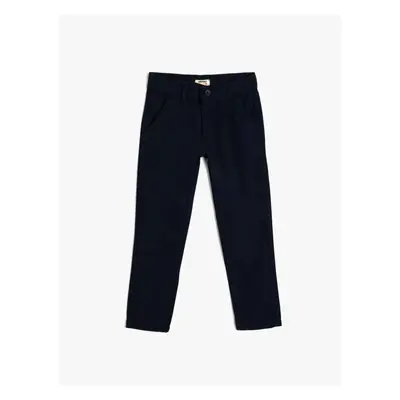 Koton Chino School Trousers Slim Fit with Pocket Detail