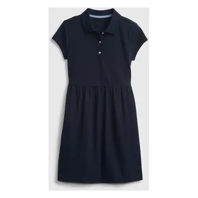 Navy blue girly dress with a GAP collar