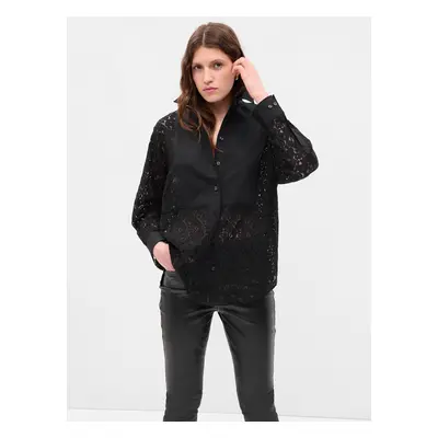 GAP Oversize Lace Shirt - Women's