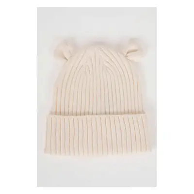 DEFACTO Baby Girl Eared Knitted Beanie C8165a524wn