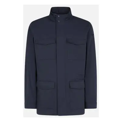 Blue men's jacket Geox Eolo - Men