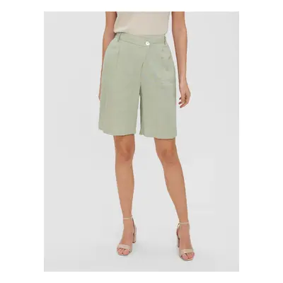 Light green shorts VERO MODA Josie - Women