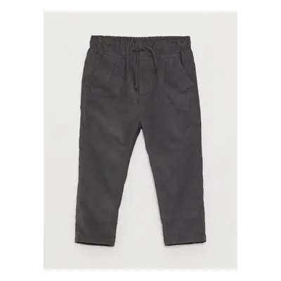 LC Waikiki Basic Velvet Baby Boy Trousers with Elastic Waist