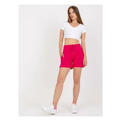 Basic fuchsia sweatpants with pockets RUE PARIS