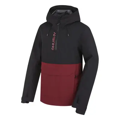 Men's outdoor jacket HUSKY Nabbi black/burgundy