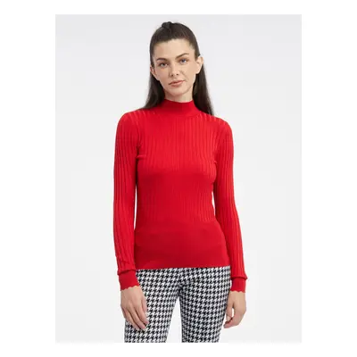 Orsay Red Women's Ribbed Sweater - Women