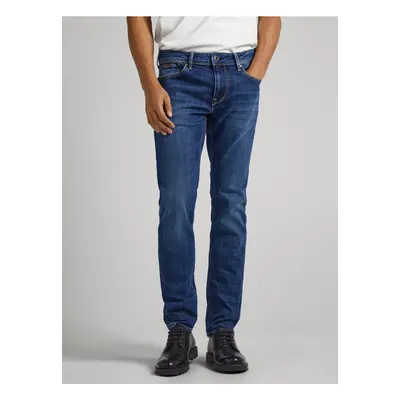 Blue Mens Skinny Fit Jeans Jeans Finsbury - Men