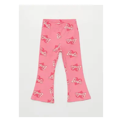 LC Waikiki Elastic Waist Barbie Printed Baby Girl Tights