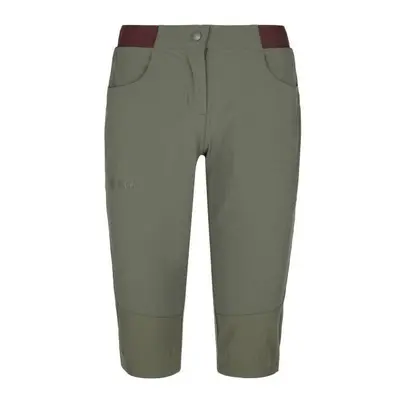 Women's outdoor 3/4 pants Kilpi MEEDIN-W khaki