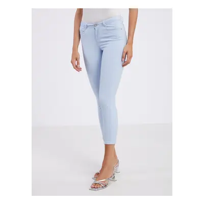 Light blue womens skinny fit jeans CAMAIEU - Women