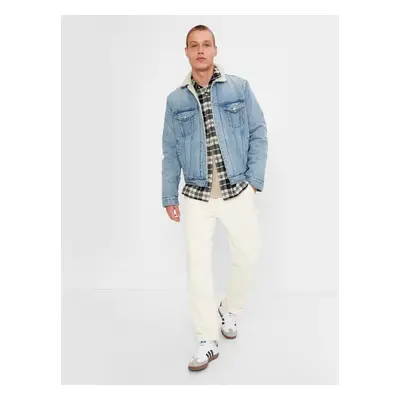 GAP Denim Jacket sherpa icon Washwell - Men